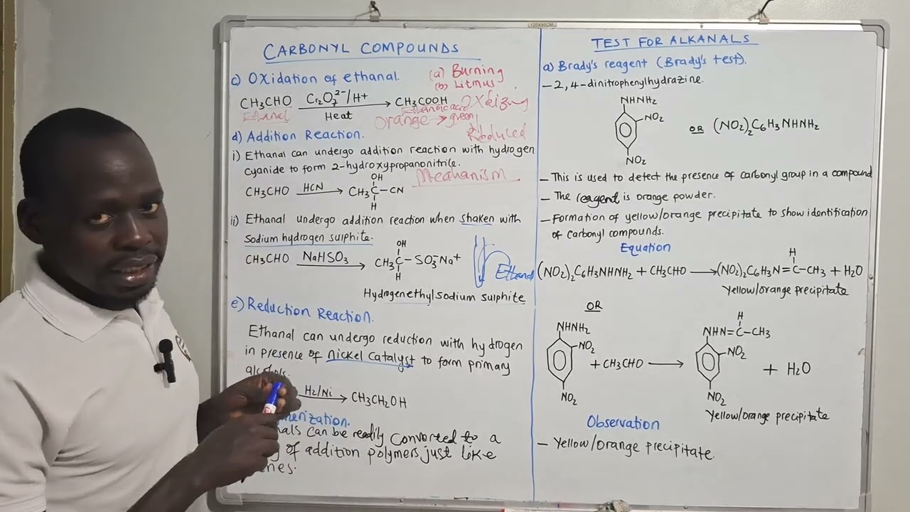 Carbonyl Compounds Lesson 3