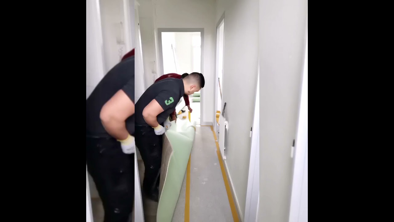 Pose de lino Gerflor effet parquet