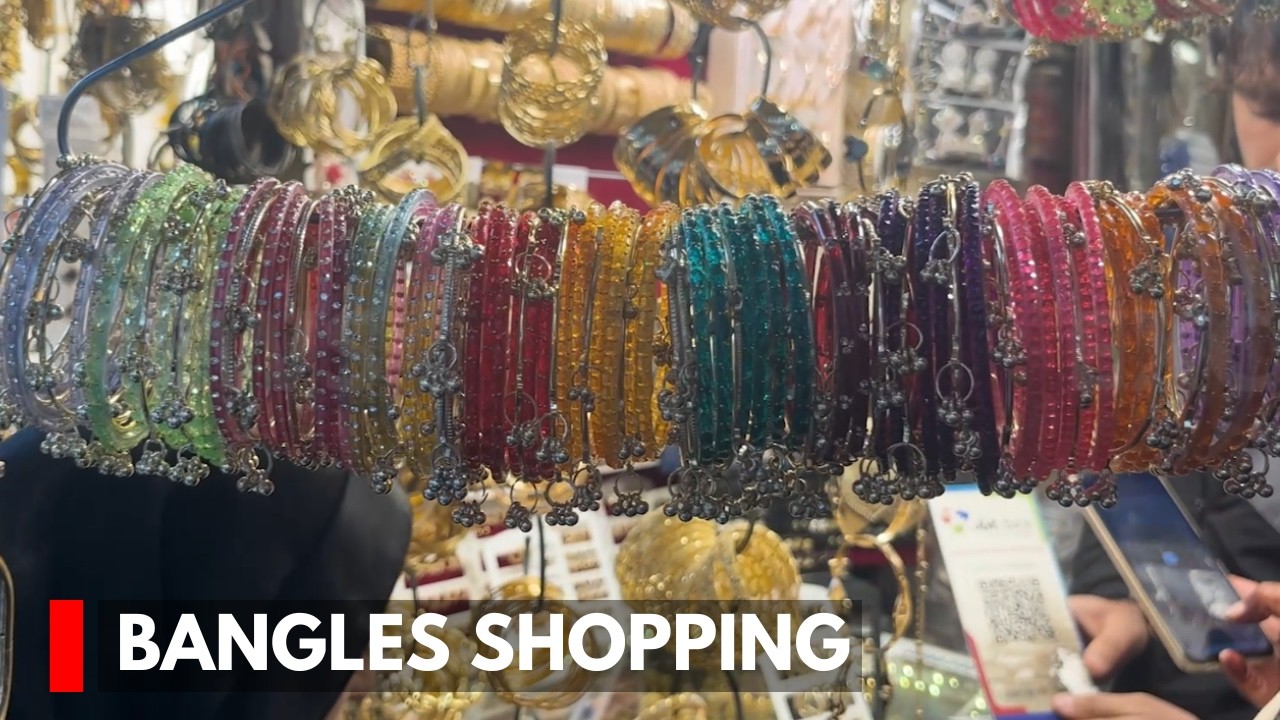 Srinagar: Surge In Kashmiri Bangles Shopping Ahead Of Eid