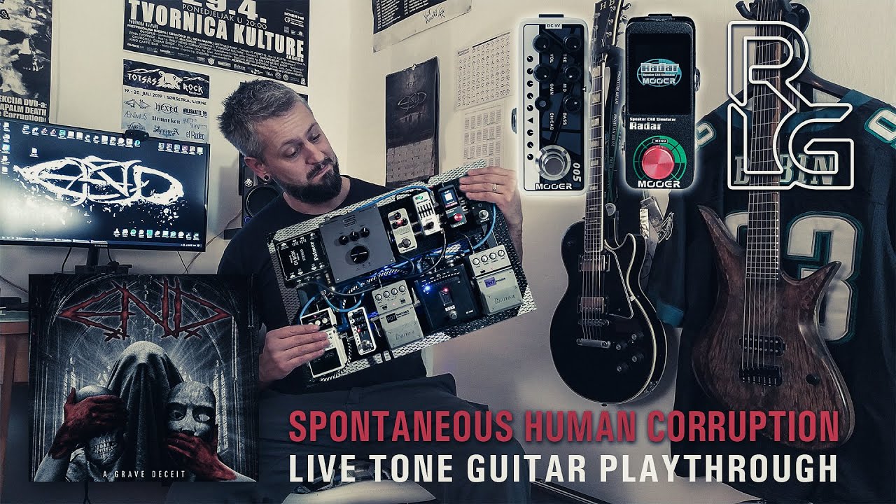 E.N.D. - Spontaneous Human Corruption [Guitar Playthrough]