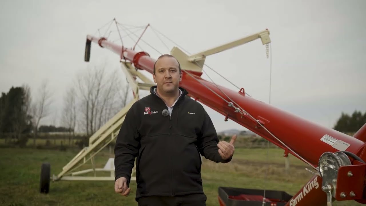 FarmChief BackSaver Grain Auger: Time & Energy Savings!