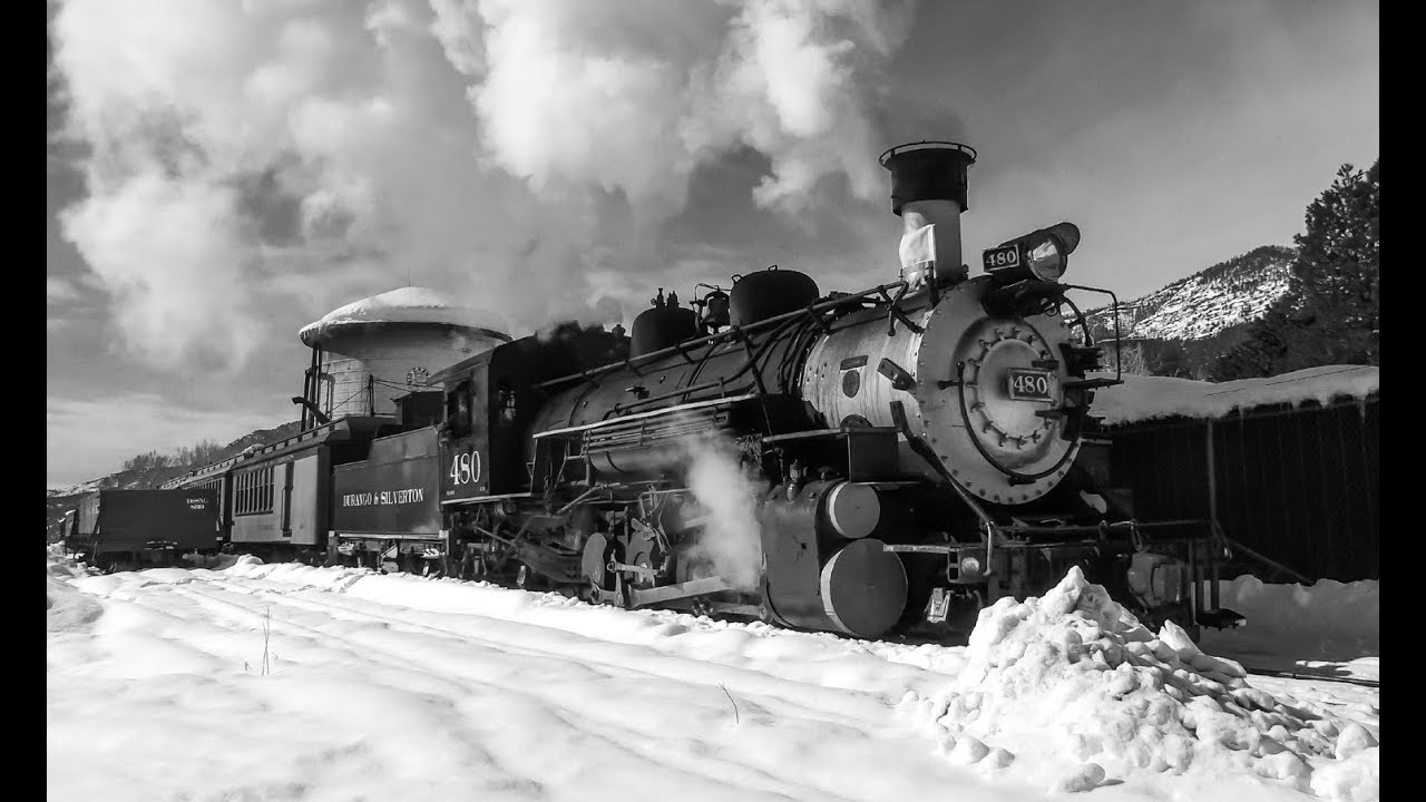 D&SNGRR 480 in the Snowy Colorado Winter!