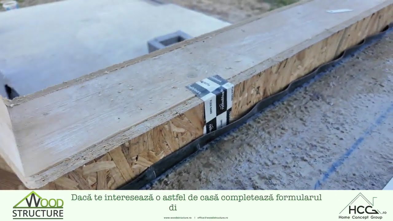 Etanșarea unei case pe structură din LEMN