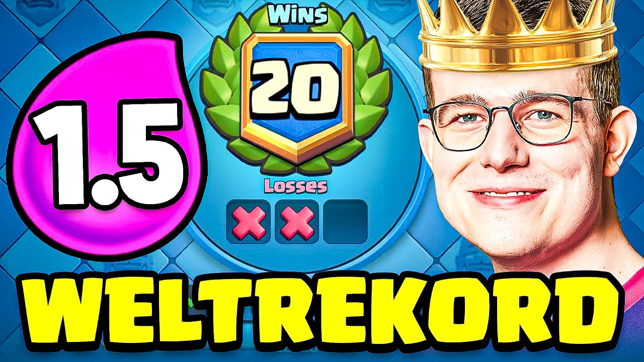 😱♻️ICH HABE 20 SIEGE mit 1.5 CYCLE geschafft... (WELTREKORD!) | Clash Royale Deutsch