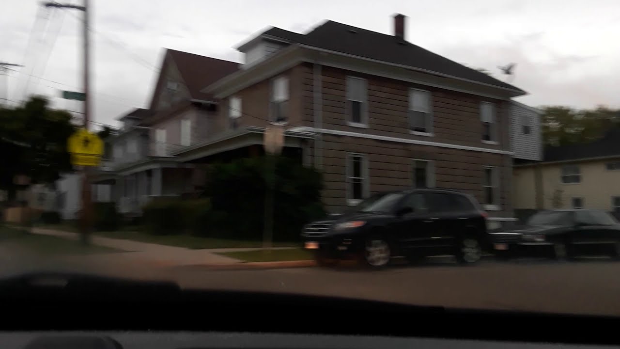 Racine Wisconsin - Villa Street and Grand Avenue - South Side Inner City - June 2019