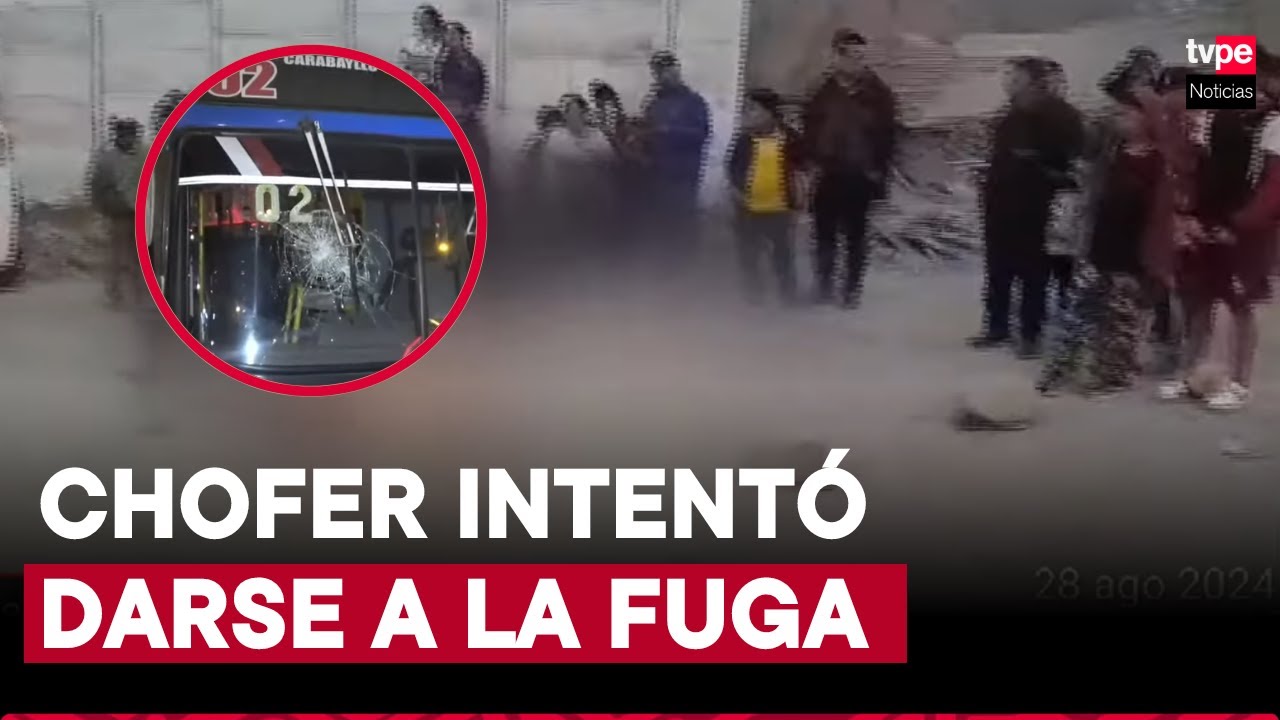 Escolar murió atropellado por bus en Carabayllo