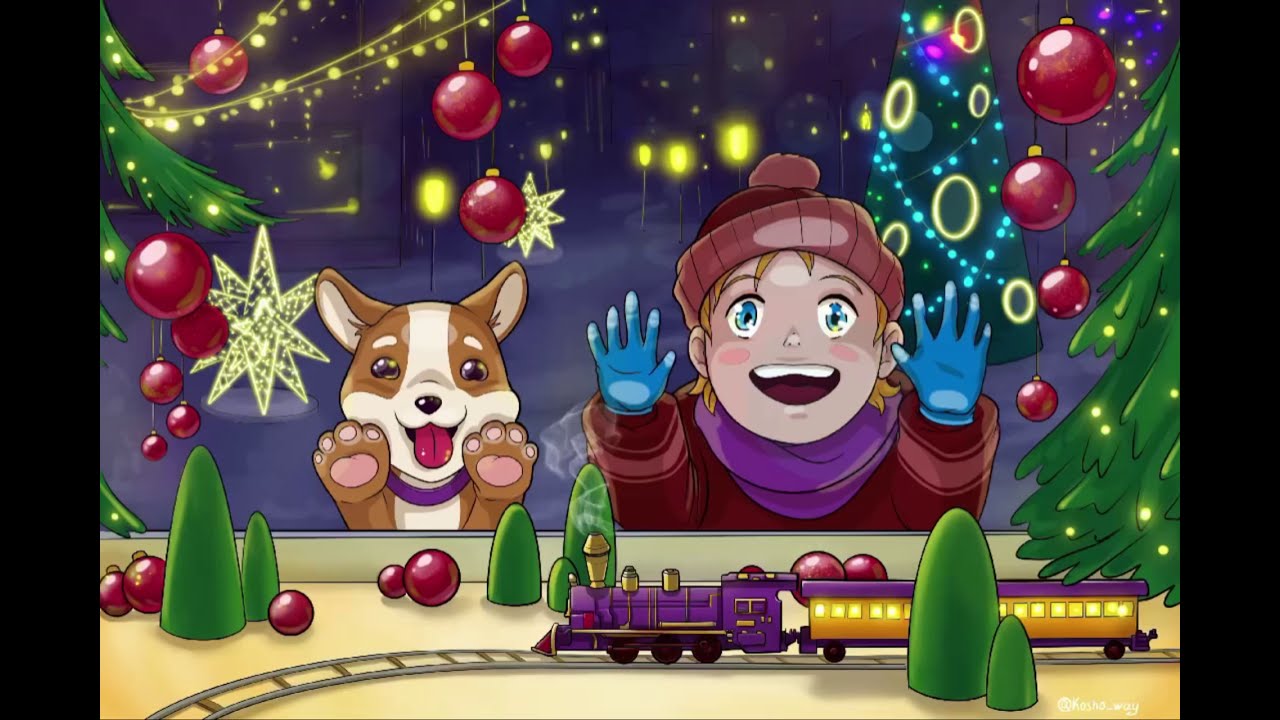 Merry Christmas post card (time lapse)