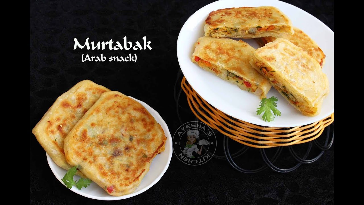 Murtabak - egg chicken stuffing || മുർതബക്