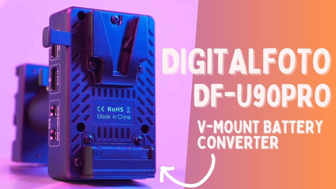 DigitalFoto V-Mount Battery Converter to Sony BP-U Series Dummy Battery