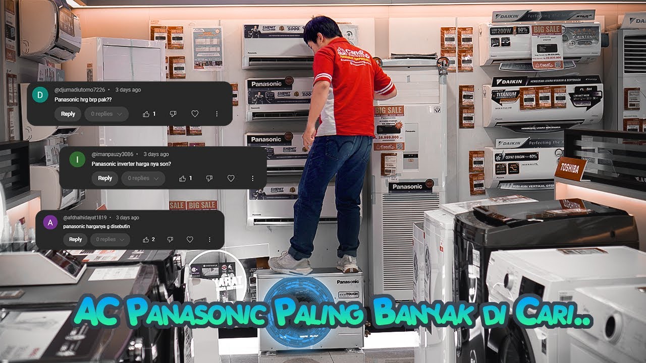 Baru Launching Langsung LUDESH...!!! ini AC Panasonic Paling Banyak DiCari || By @panasonicid​