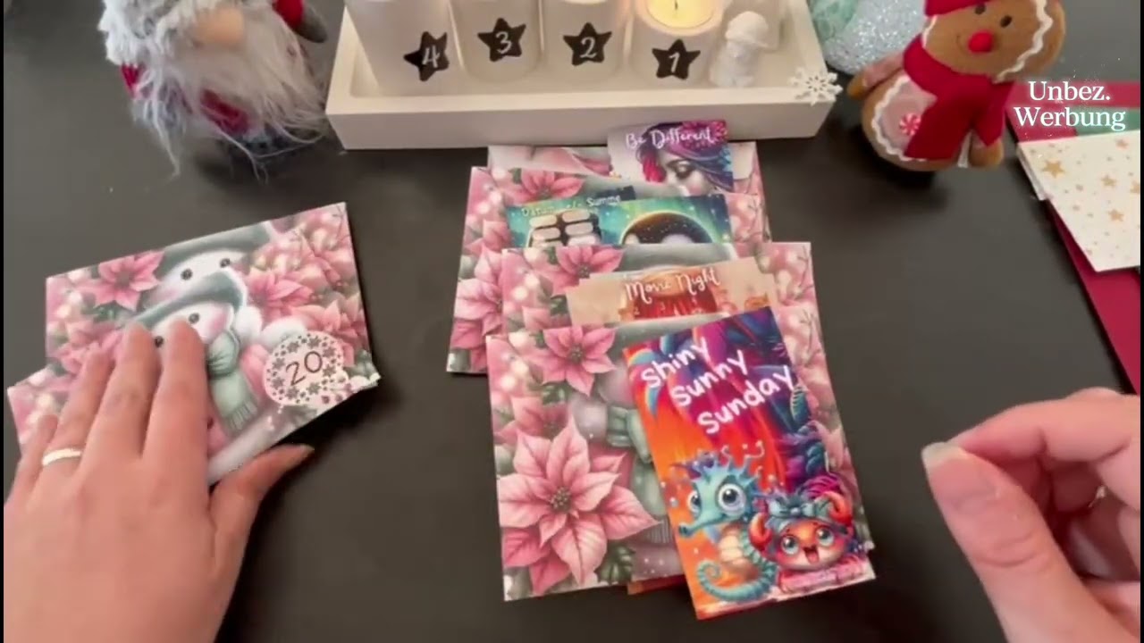 Das 4te Kerzlein brennt 🕯️🕯️🕯️🕯️ Adventskalender und Boxen auspacken ♥