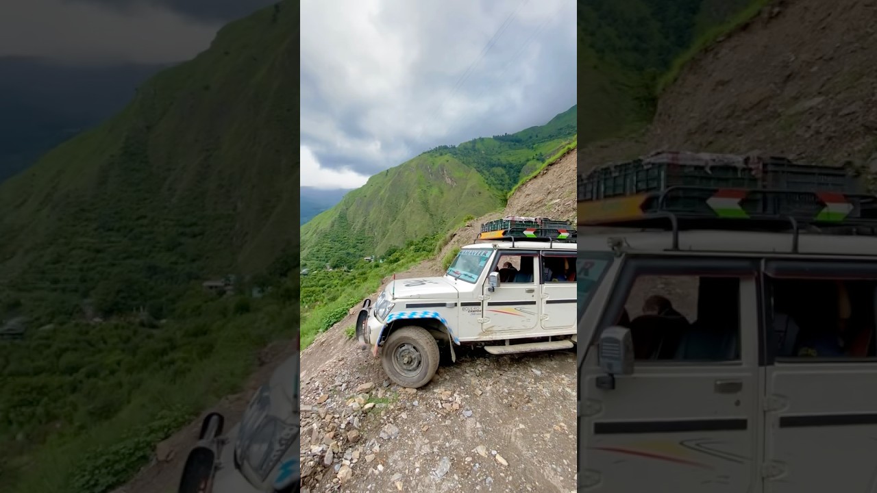Mahendra Bolero Camper 4x4 driving skills at hills (fully loaded) 🔥