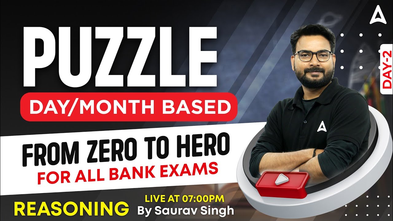 Puzzles (Day/ Month Based) Reasoning for all Bank Exams | Reasoning Tricks by Saurav Singh Class 2