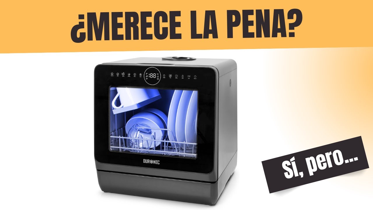 Duronic DW5 BK Lavavajillas pequeño - Lavavajillas Portatil sin Instalacion, Mini lavavajillas compa