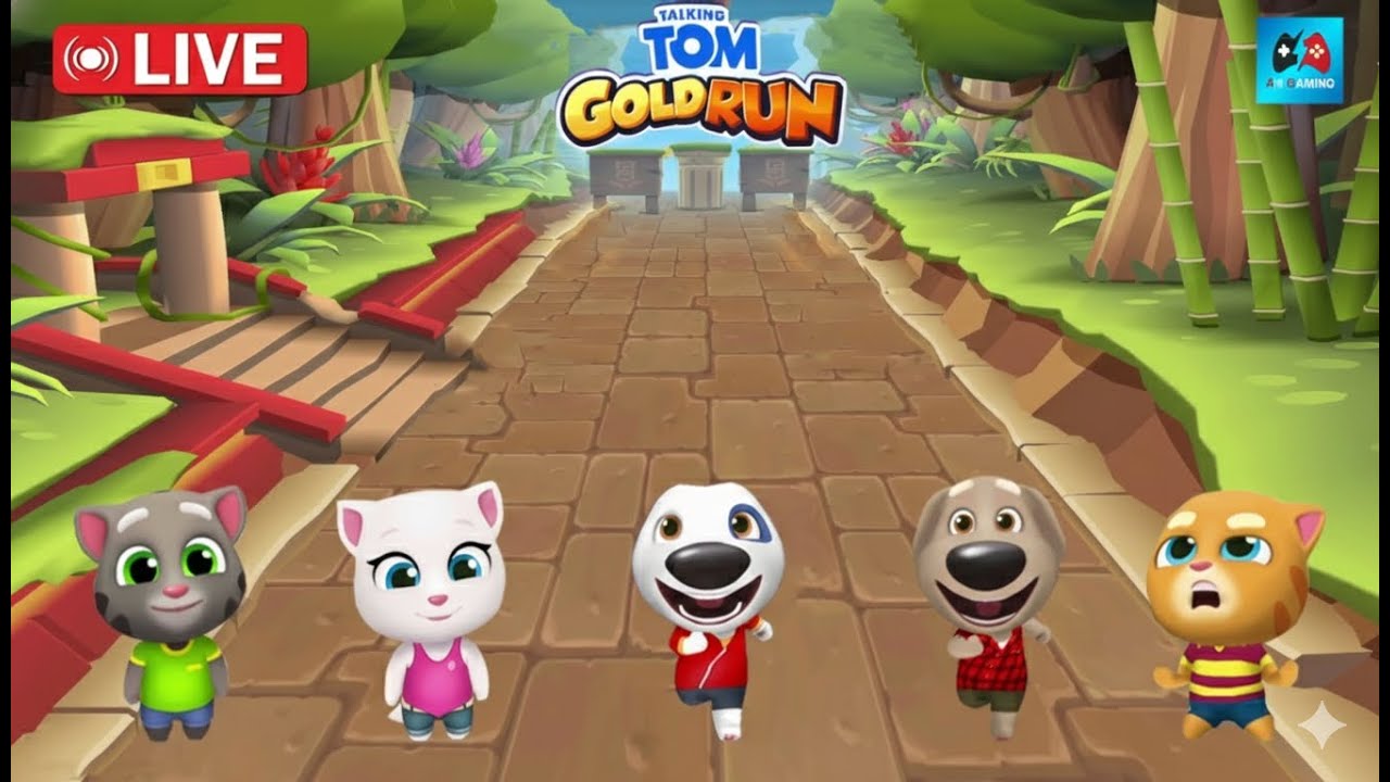 Talking Tom Gold Run Gameplay Day Live 67 Gameplay | 4K AM Gaming Live Stream