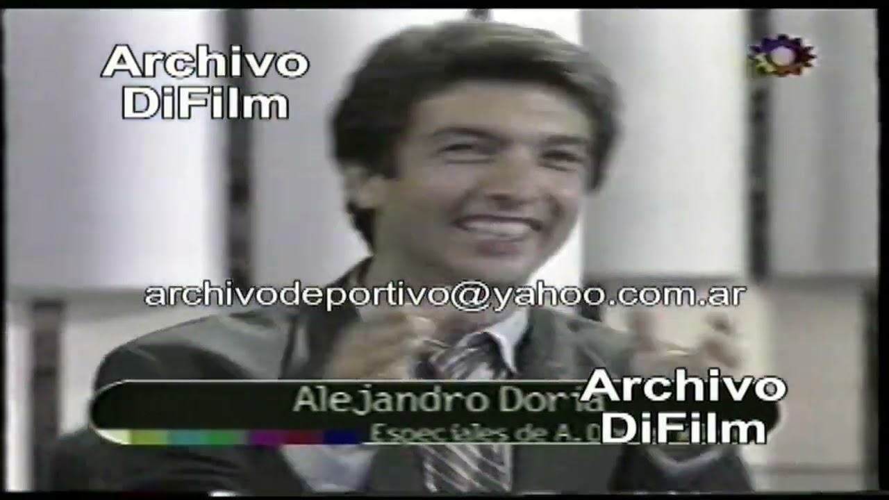 Alejandro Doria gana Martin Fierro 1997 V-02683 DiFilm