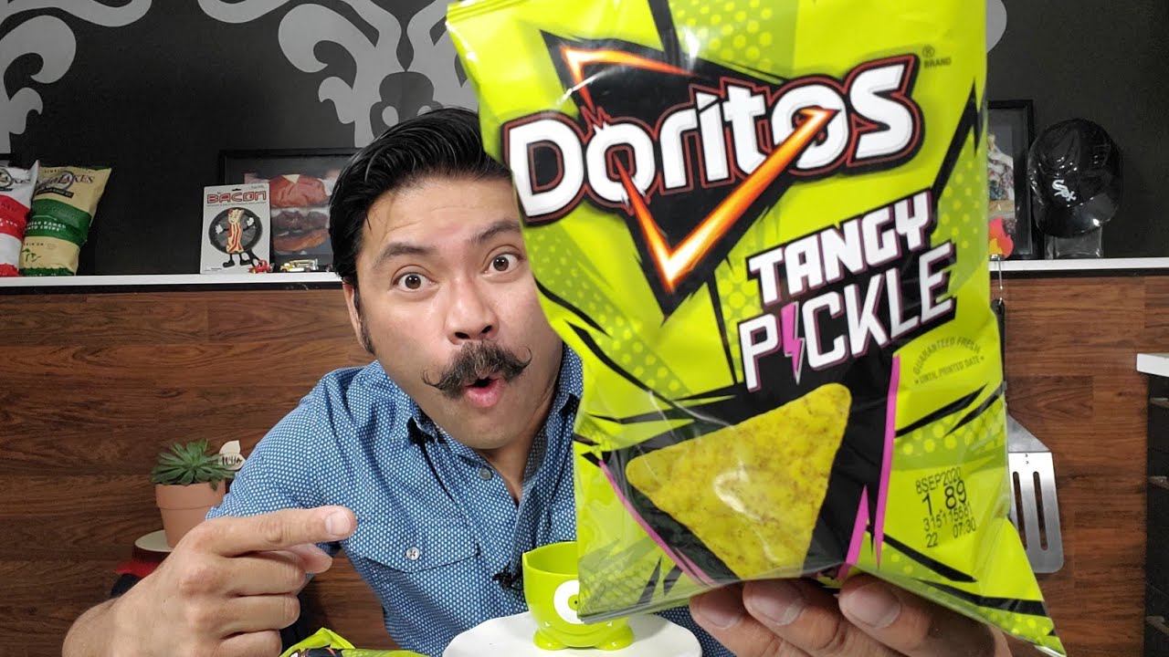 NEW Tangy Pickle Doritos! FINALLY here in the U.S.