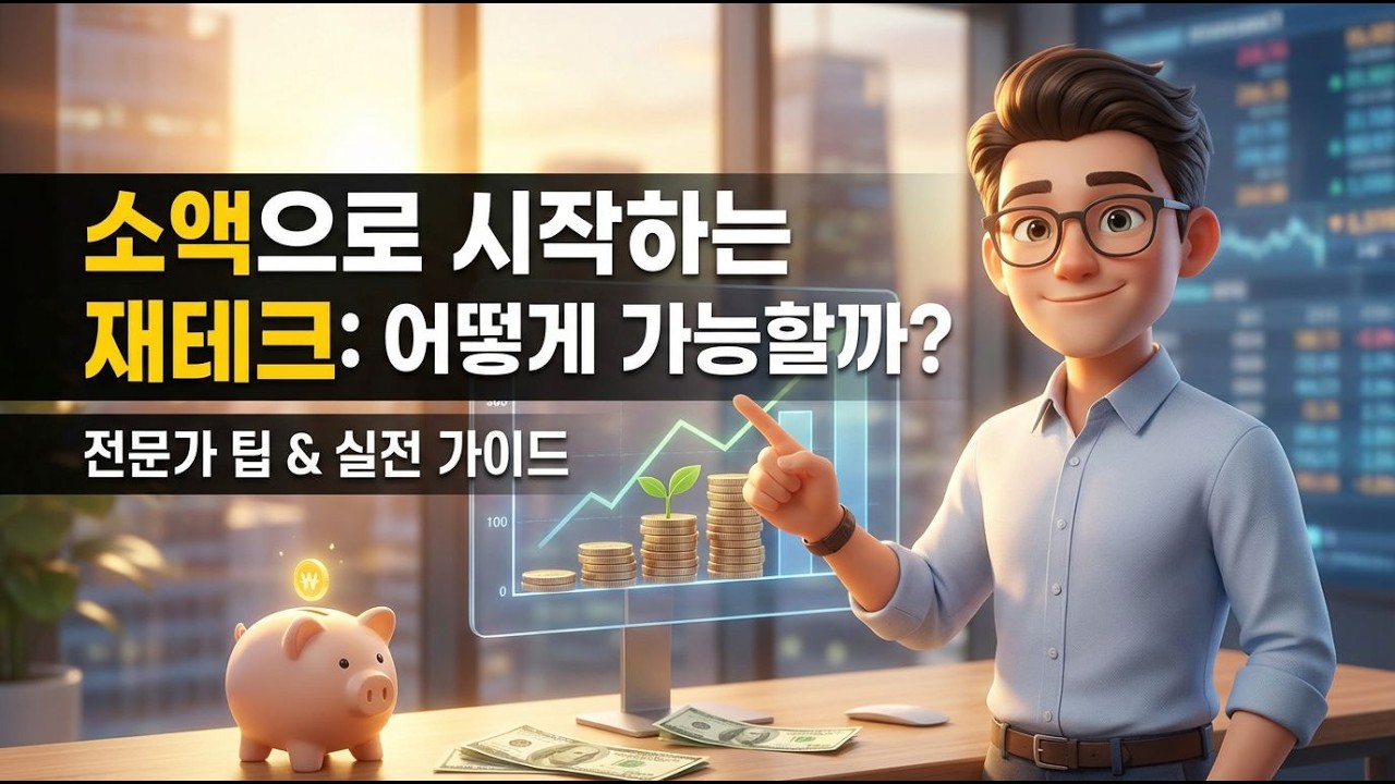 소액으로 시작하는 재테크의 비밀 4가지
