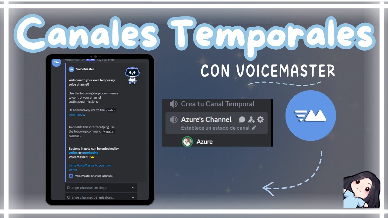 Crea Canales Temporales Din&aacute;micos en Discord con VoiceMaster 2024! Gu&iacute;a Paso a Paso