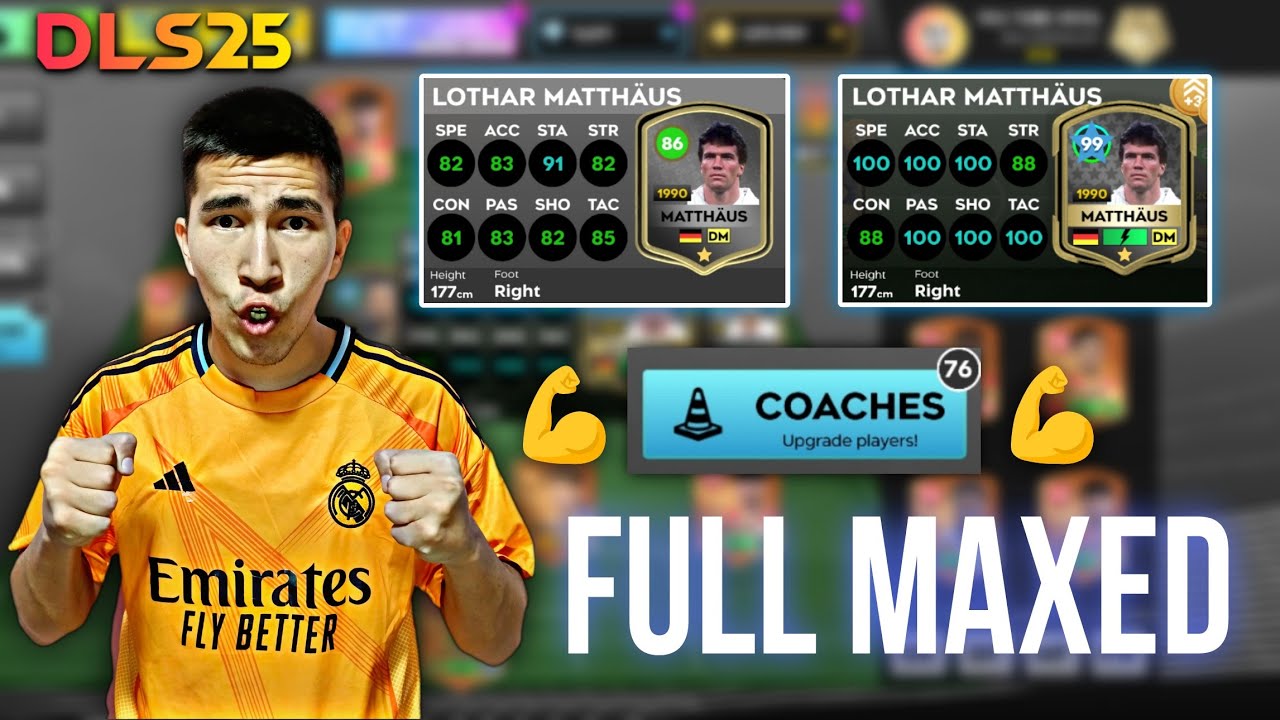 DLS25 MATTHAUS FULL MAX 6 100😱😱 AQL BILAN KERAKLI DARAJALARGA KUCHAYTIRAMIZ🤓🤓 96 RATING SUPEEERRR..