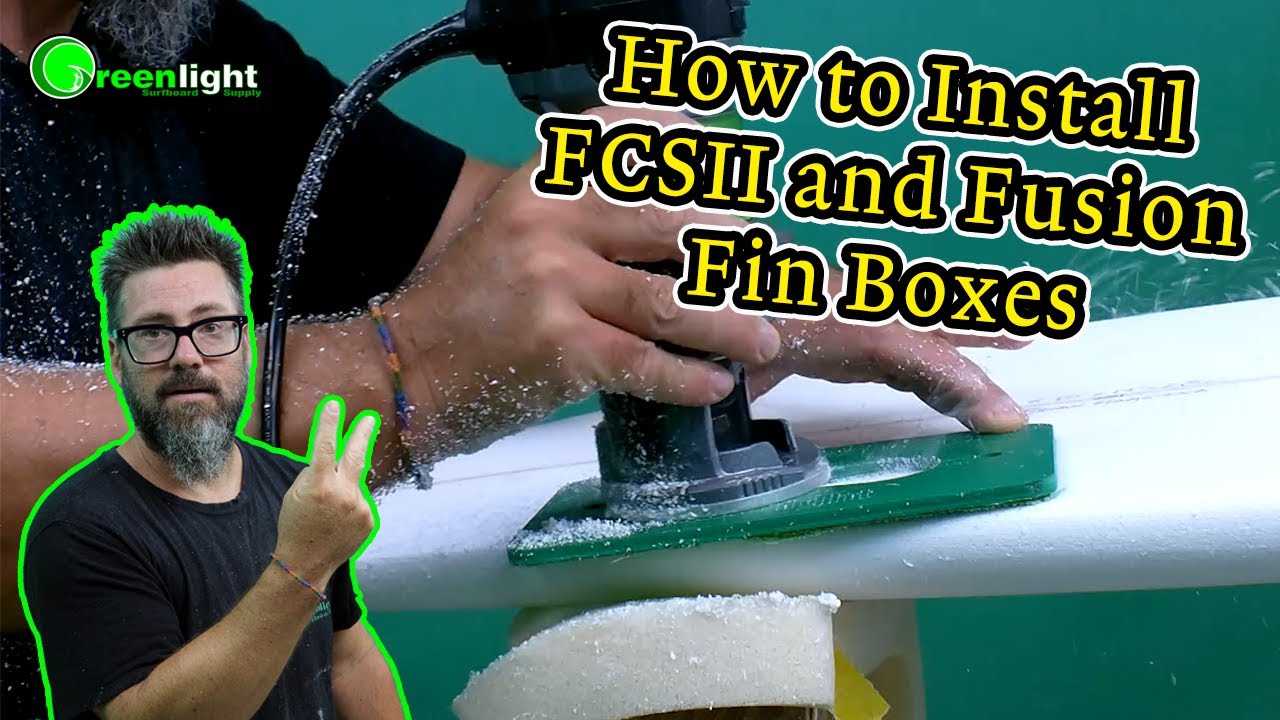 DIY Surfboard Building - How To Install Fin Boxes