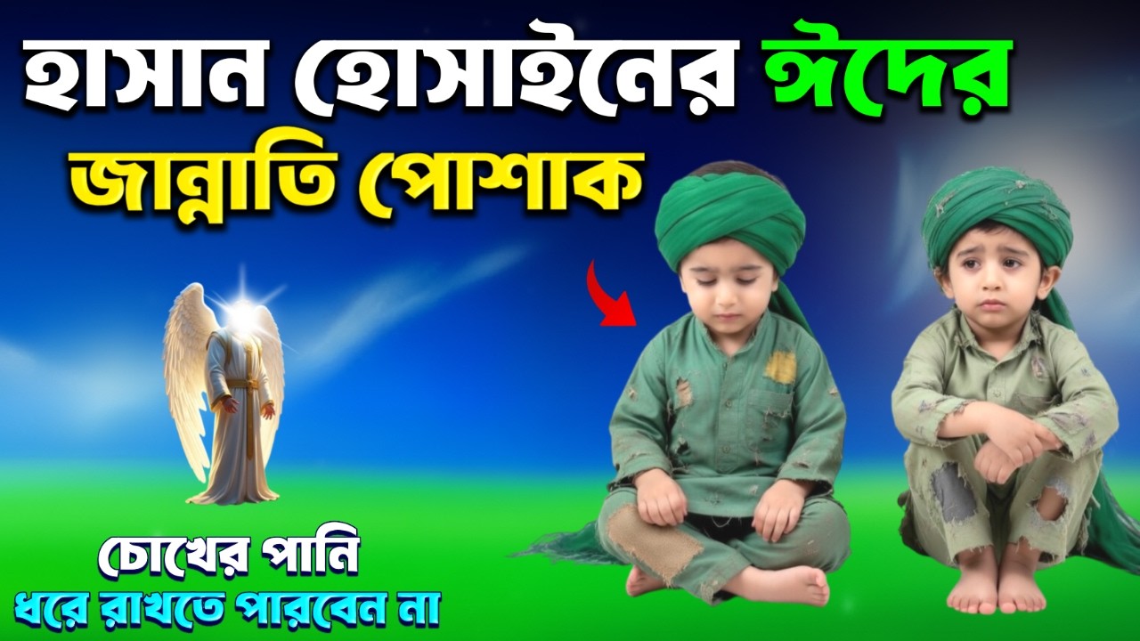 হাসান ও হোসাইনের ঈদের জান্নাতি পোশাক ও মা ফাতেমার সেই ঈদের দিন! জানলে কেঁদে ফেলবেন | ইসলামিক কাহিনী