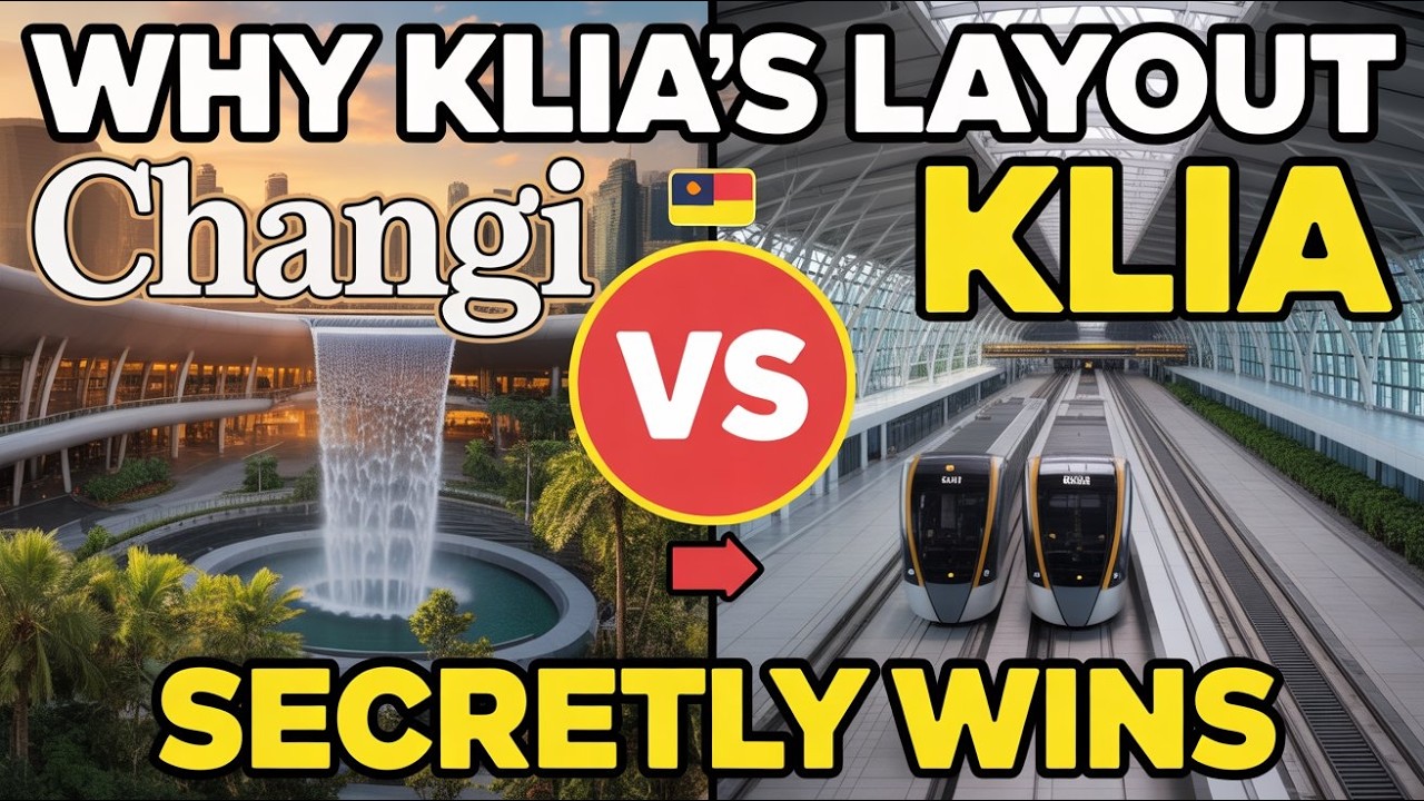 Why Kuala Lumpur Airport's Layout Secretly Shames Changi