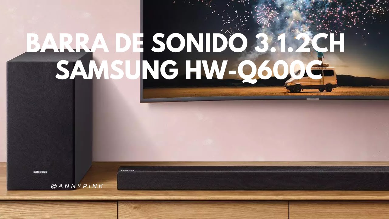 Barra de Sonido 3.1.2Ch Samsung HW-Q600C