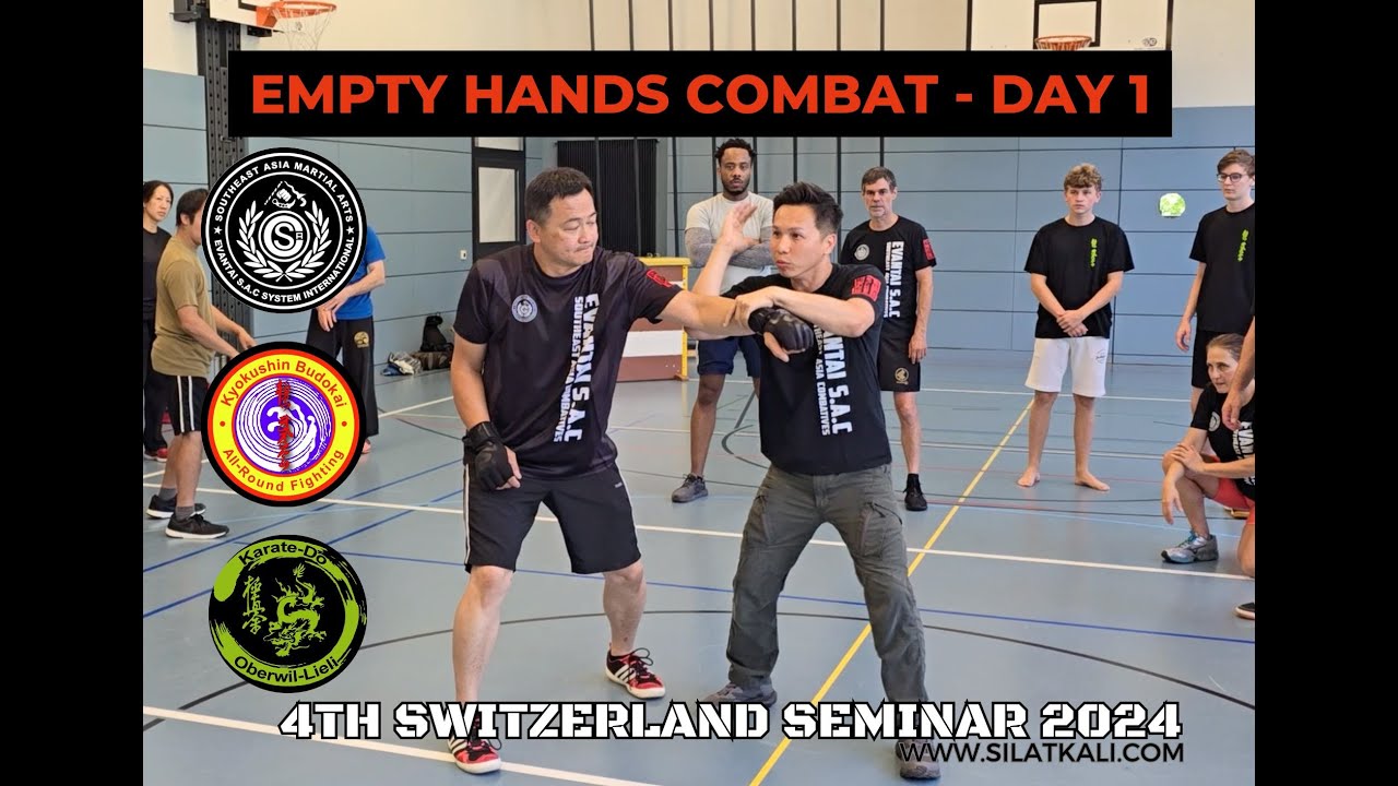 4th Evantai Switzerland Seminar Day 1- Empty Hands Combat