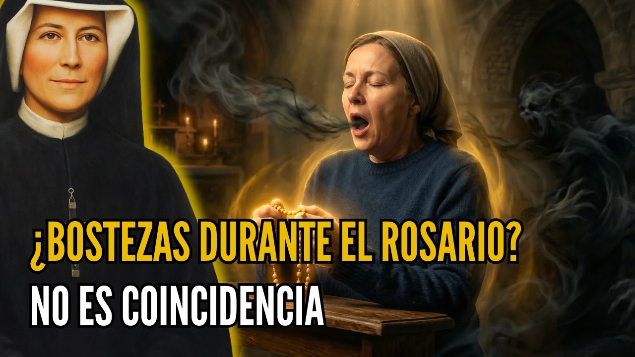 Santa Faustina revela: Por qué bostezas al rezar el Rosario — el misterio oculto en tu alma