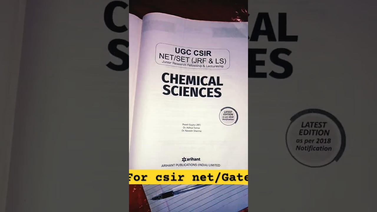 #csirnet chemistry best book