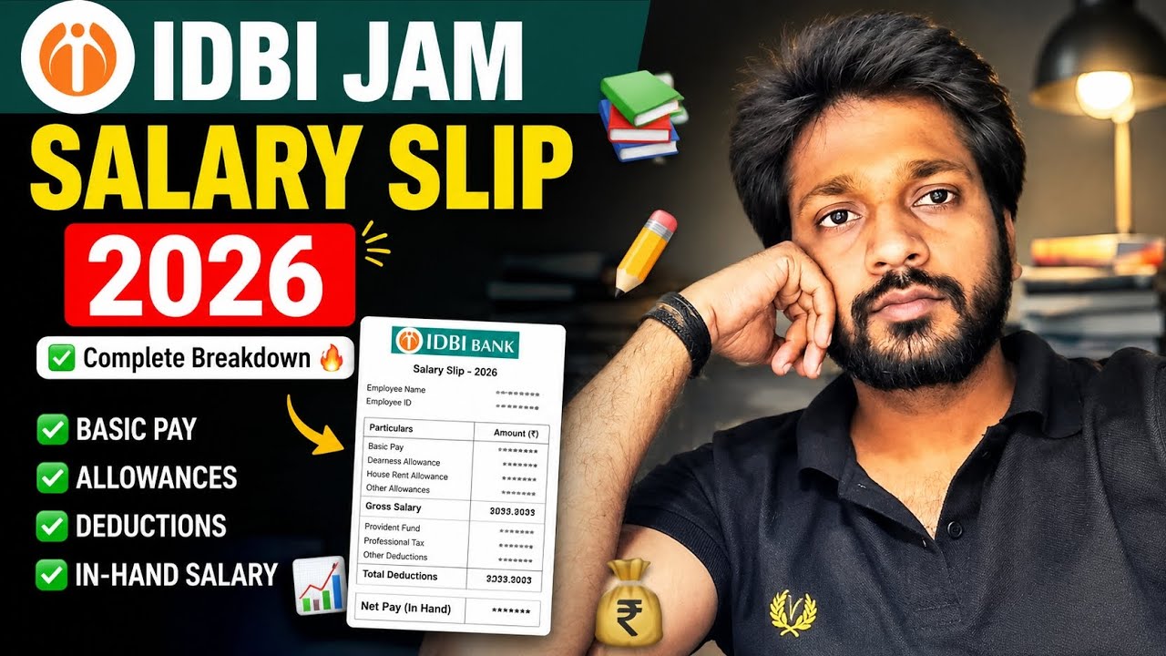 IDBI JAM Latest Salary Slip 2026 !! #idbijam2026 #result