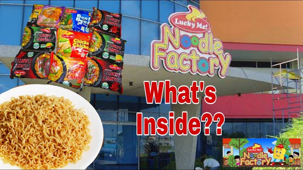"LUCKY ME FACTORY" 🍜🍝 Let's see what's inside 😉