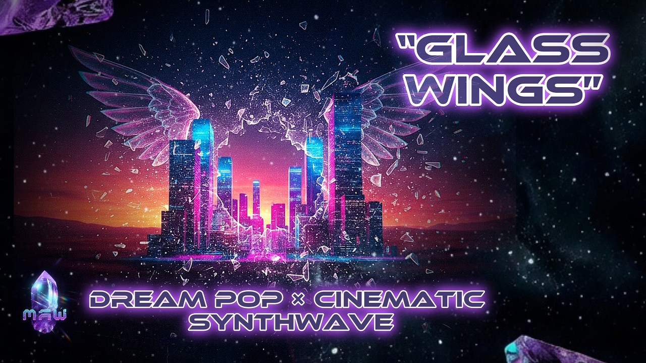 ''Glass Wings'' dream pop × cinematic synthwave