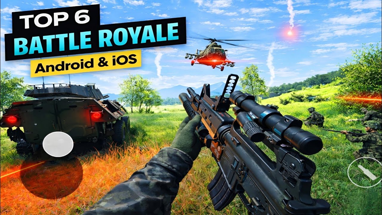 6 BATTLE ROYALE PARA Voc&ecirc; Jogar Em 2026!