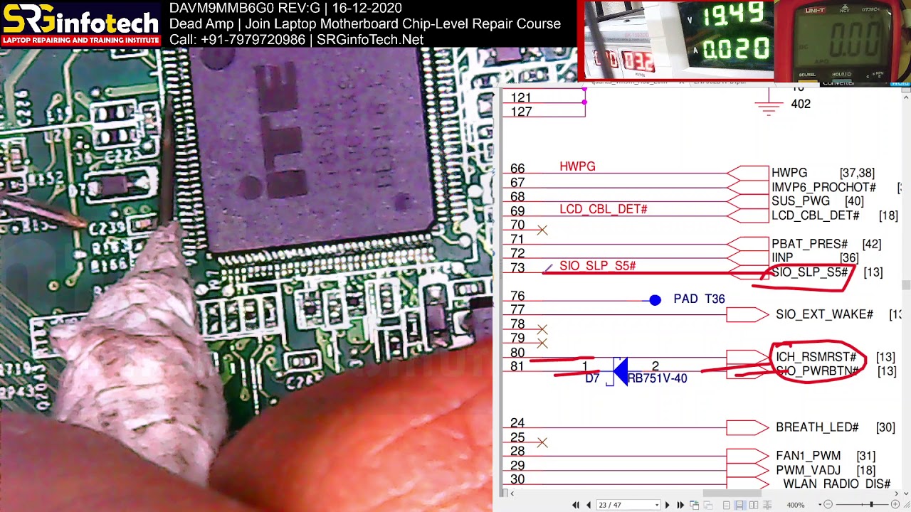 DEAD SOLVED | SLP_S5# MISSING | 3.3V_SUS NOT WORKING | JOIN LAPTOP REPAIR COURSE +91-7979720986