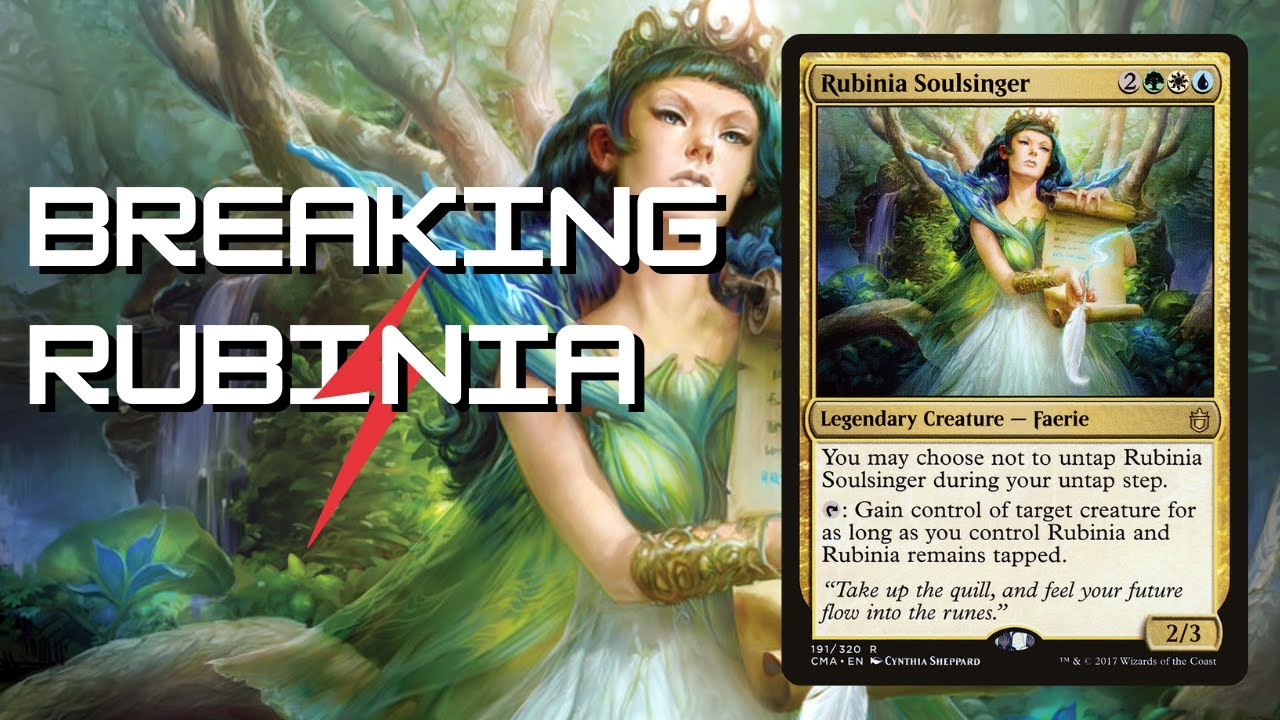 What are the best EDH cards for Rubinia Soulsinger? | Steal your creatures Commander of the month!