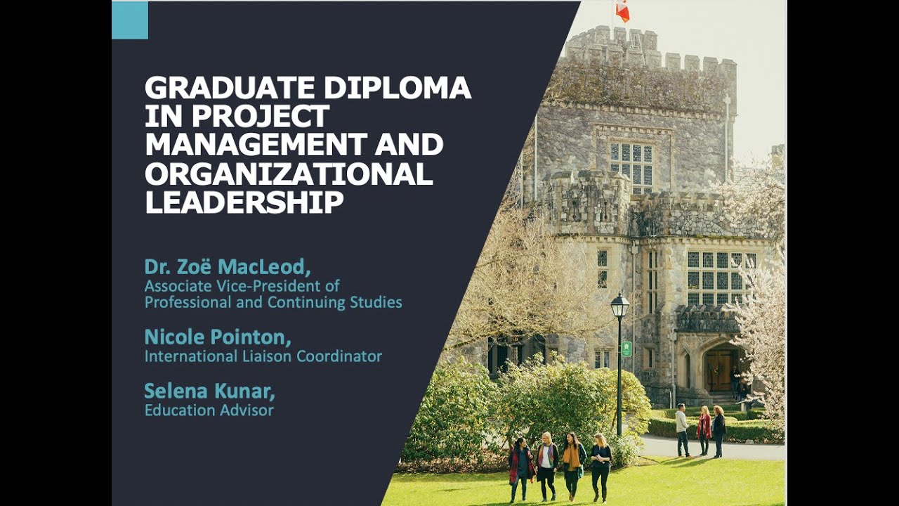 Graduate Diploma in Project Management and Organizational Leadership