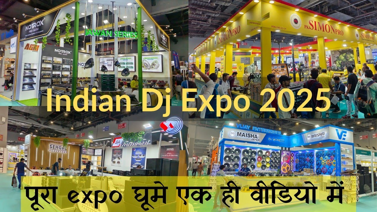 Indian Dj Expo 2025 full Stall Video || Delhi DJ expo 2025 | Delhi Dj Expo Exhibition