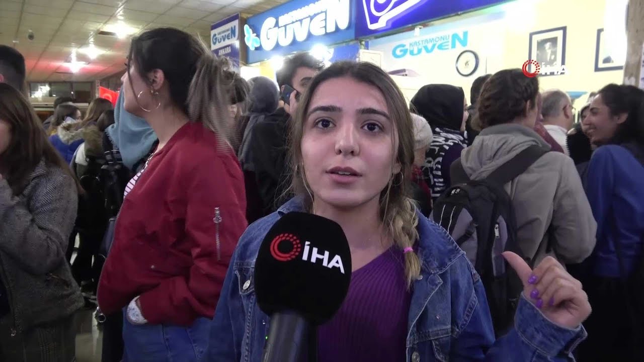 Şehirlerarası Otobüs Terminali, Yolcularla Doldu