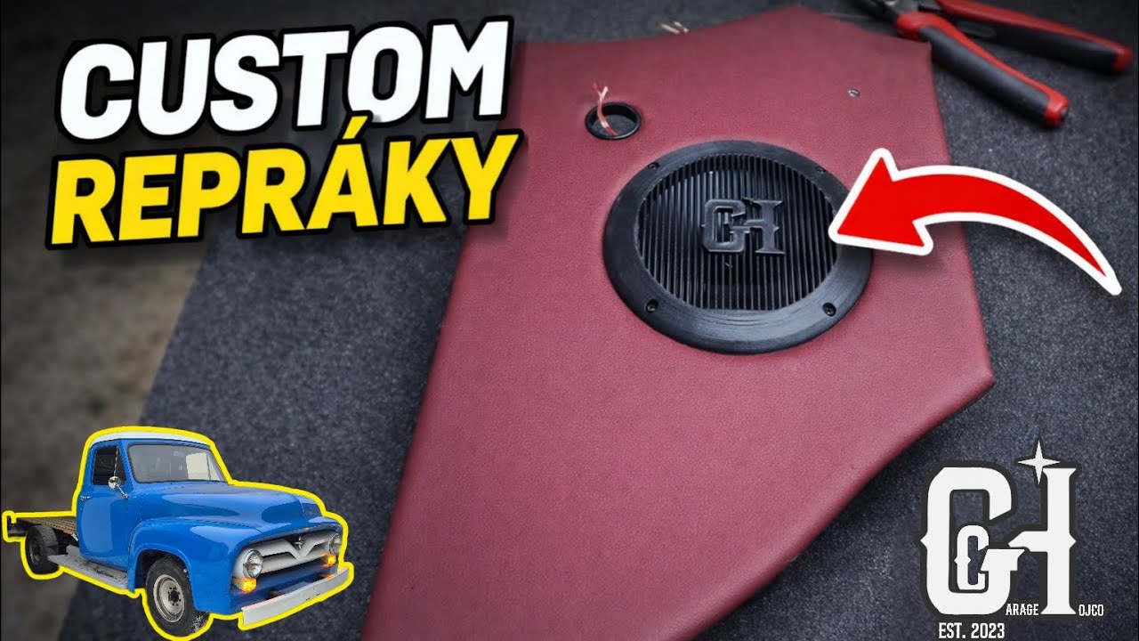 Custom  repráky do Ford F250 (1955) 🔊 | TROLL
