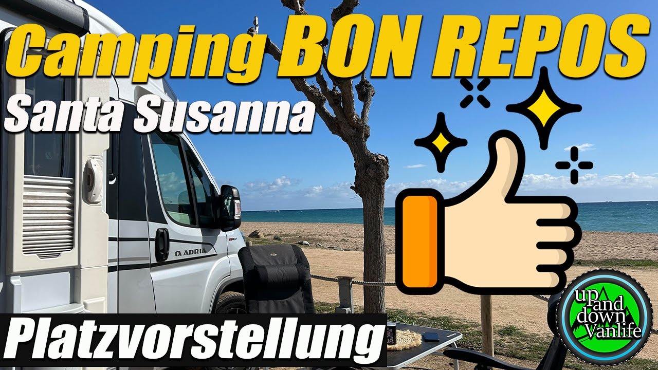 #camping  in Toplage😍:  BON REPÒS in Santa Susanna - #costabrava - Pool - Platzvorstellung