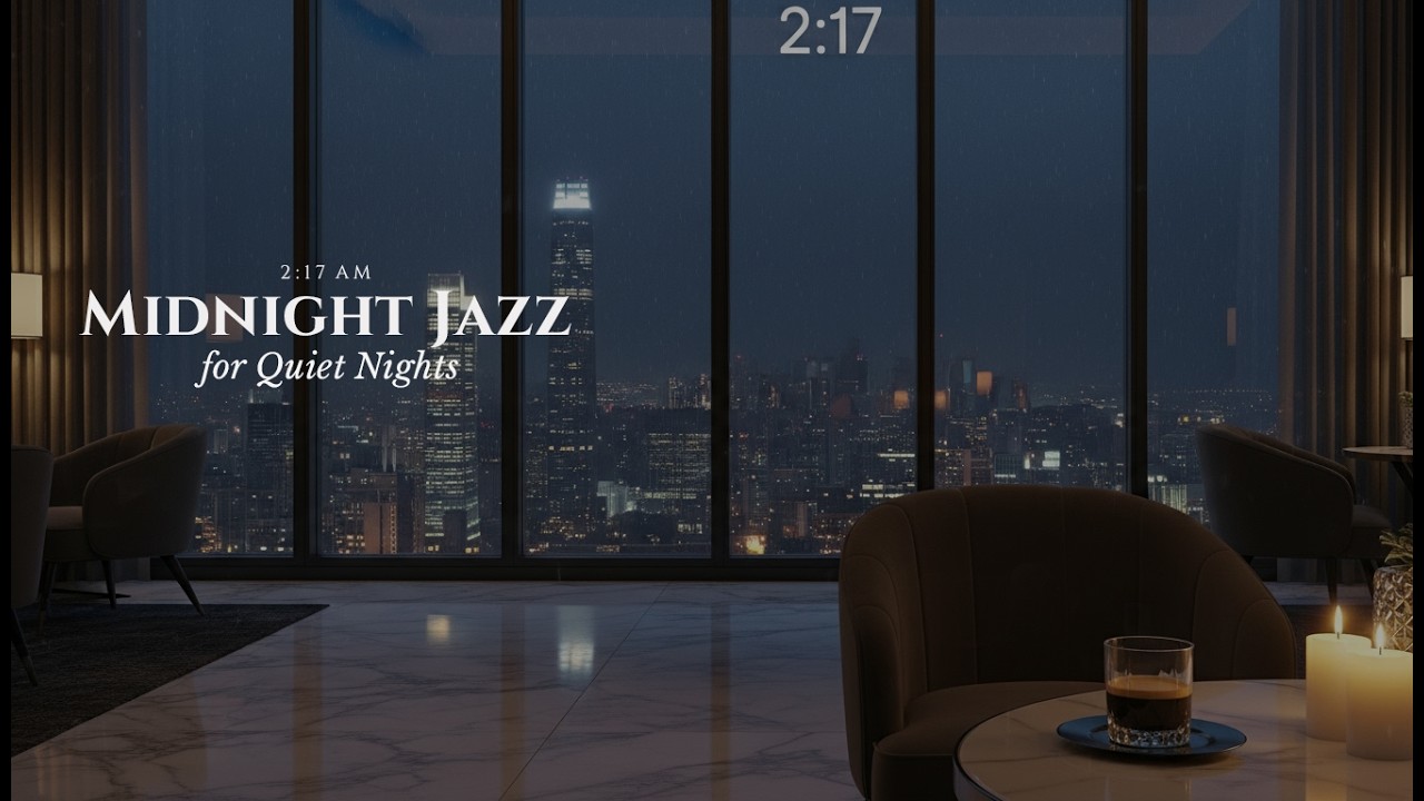 2:17 AM — Quiet New York Nights | Smooth Jazz Piano for Studying