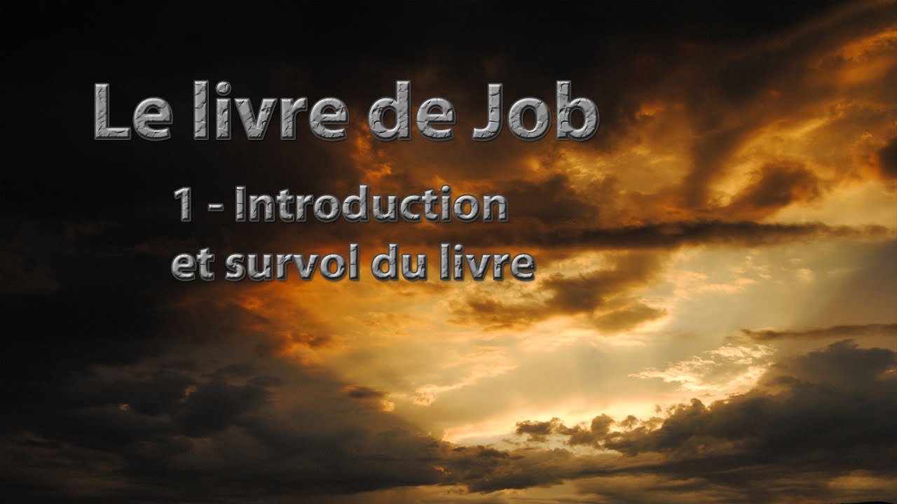 Introduction au livre de Job