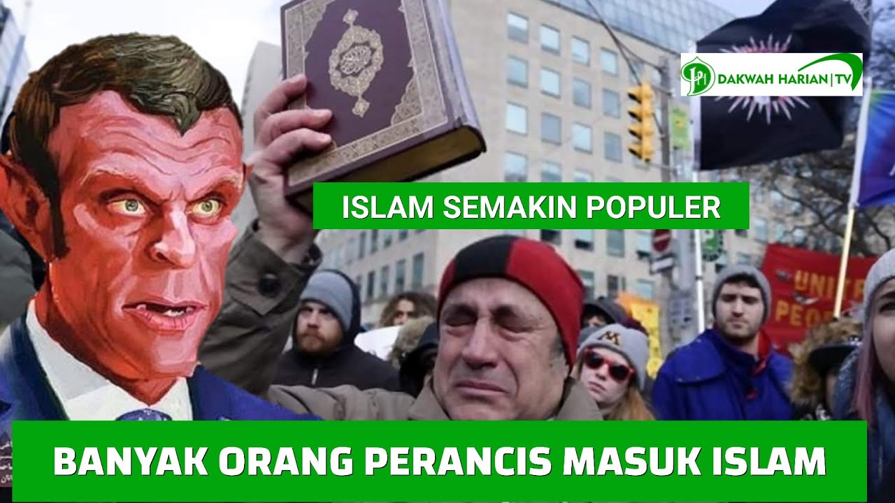 Islam semakin populer Banyak orang perancis MASUK ISLAM