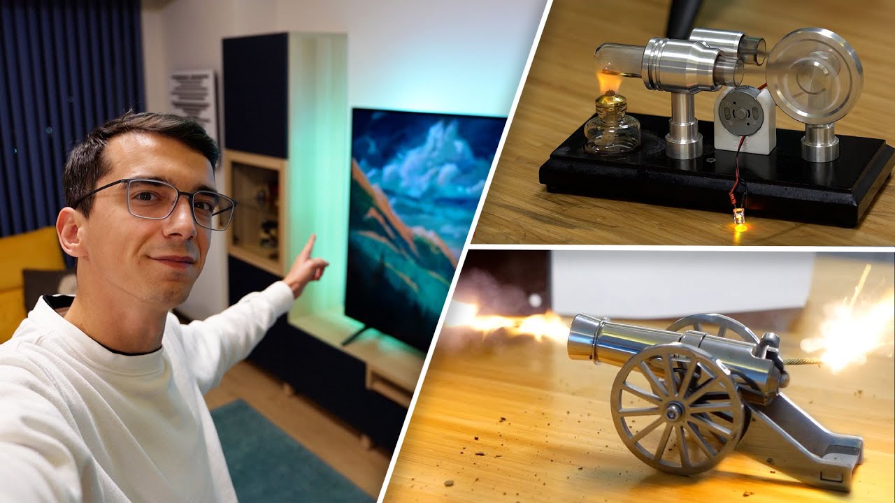 Salon Yenileme, Minyatür Top, Stirling Motoru (Haftalık Vlog)