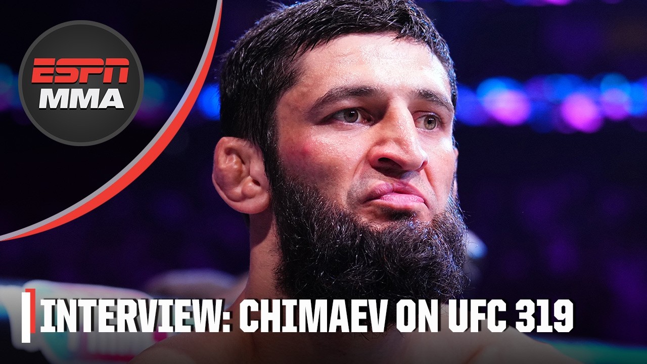 EXCLUSIVE Khamzat Chimaev interview 👏 Preparing for #UFC319 & more! | ESPN MMA