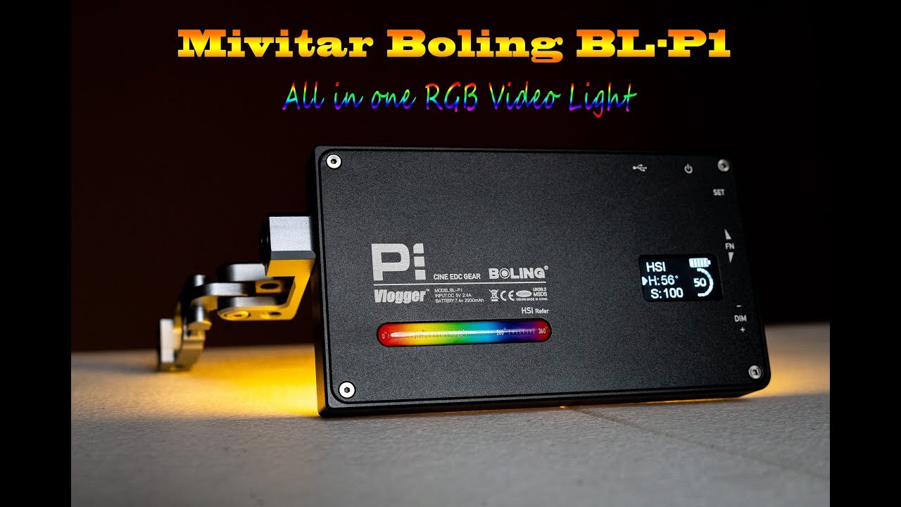 Best Compact RGB Video Light? Mivitar Boling BL-P1