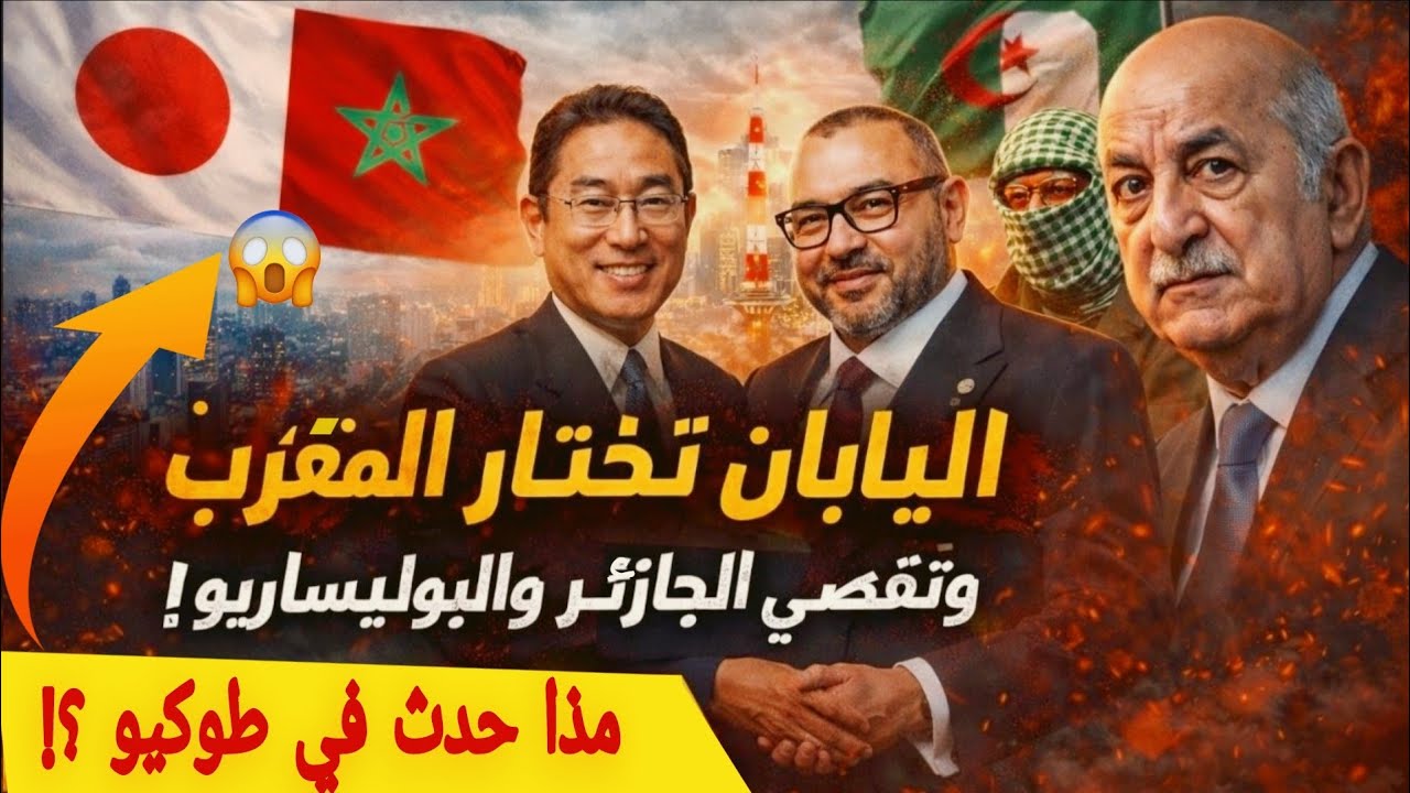 اليابان تختار المغرب وتُقصي الجزائر والبوليساريو !  ماذا حدث في طوكيو ؟! 🇯🇵🇲🇦