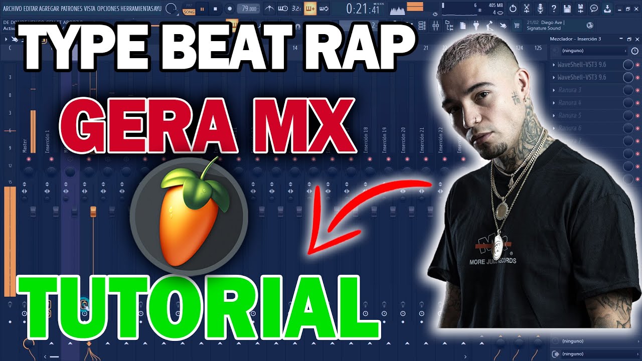 Como Hacer Beat Rap Estilo GERA MX En Fl Studio 20 - Fl Studio 21 TUTORIAL